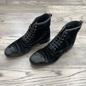 John Varvatos Fleetwood Lace Boots, US Size 9, New With Box